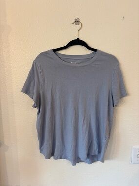 Madewell Relaxed Crew Tee - Dusty Blue